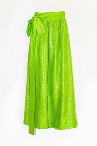 Atlantic Maxi Ball Skirt | Silk Dupioni