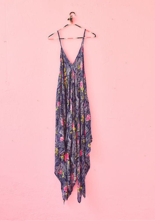 Handkerchief Dress | Viscose Lurex