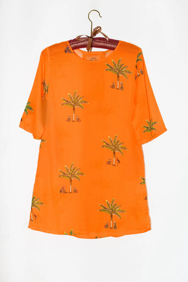 Kids Rye Double Breasted Tunic | Cotton Gauze Coniglio Palm Beach