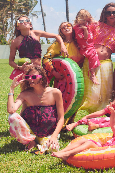 Girls Mini Skirt | Chiffon Coniglio Palm Beach
