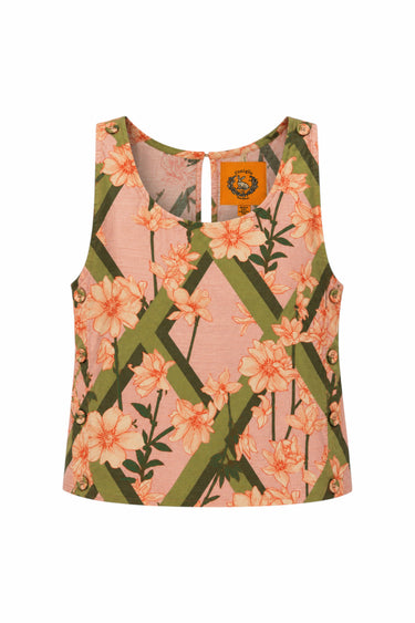 Palmo Tank | Silk Dupioni