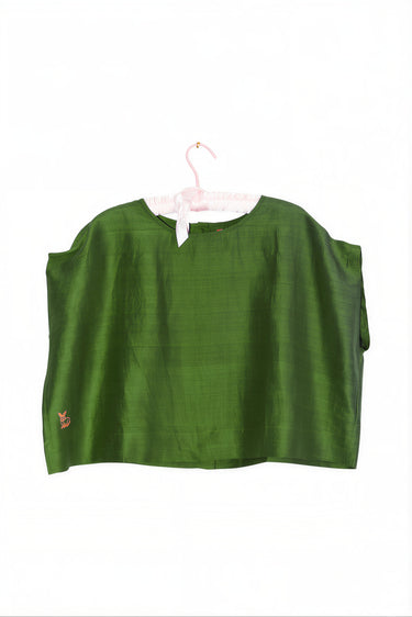 Eve Crop Top | Silk Dupioni