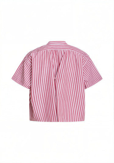 Kenlyn Crop Top | Yarn Dye Cotton Coniglio Palm Beach