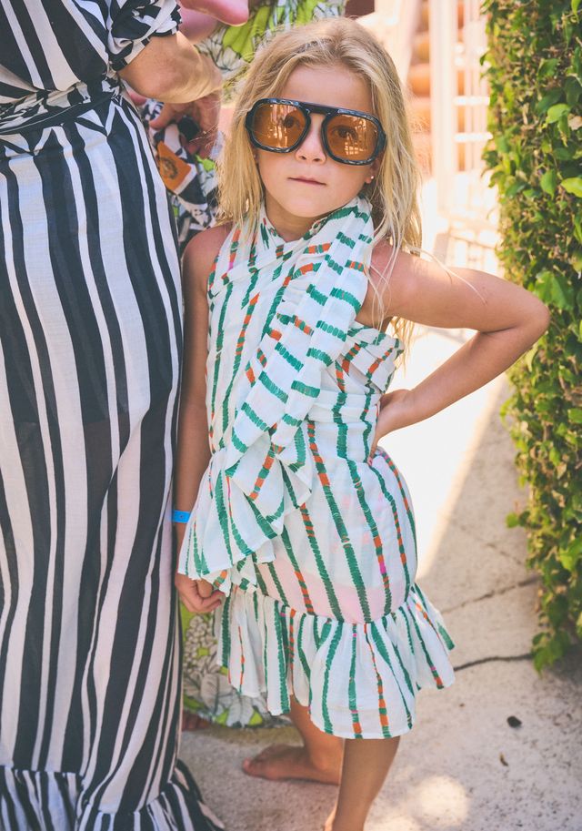 Mini Ruffle Power Pareo | Cotton Gauze