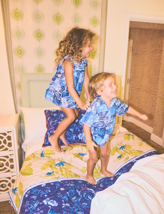 Kids Willa Smocked Mini Dress | Cotton Voile